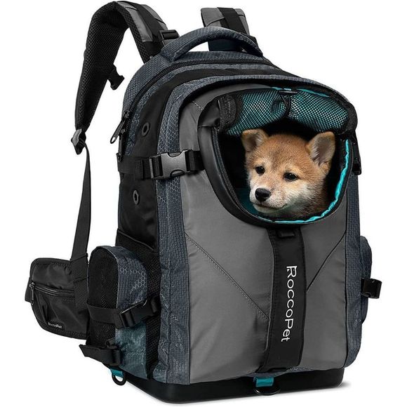ROCCOPET Other - ROCCOPET Teal Dog Backpack Pet Carrier Hiking Camping Travel NWT
